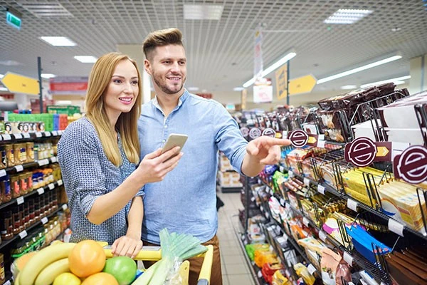 СМС розсилка для реклами продуктового магазину
